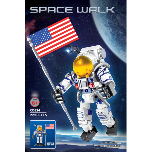 Astronaut Space Walk Building Brick Kit
