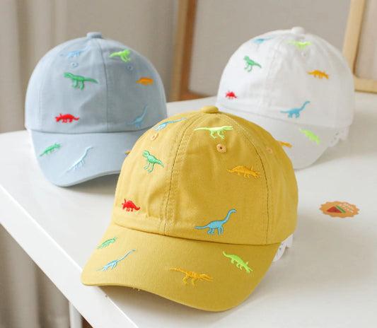 Baby Animal Embroide Pattern Sunshade Peaked Hats