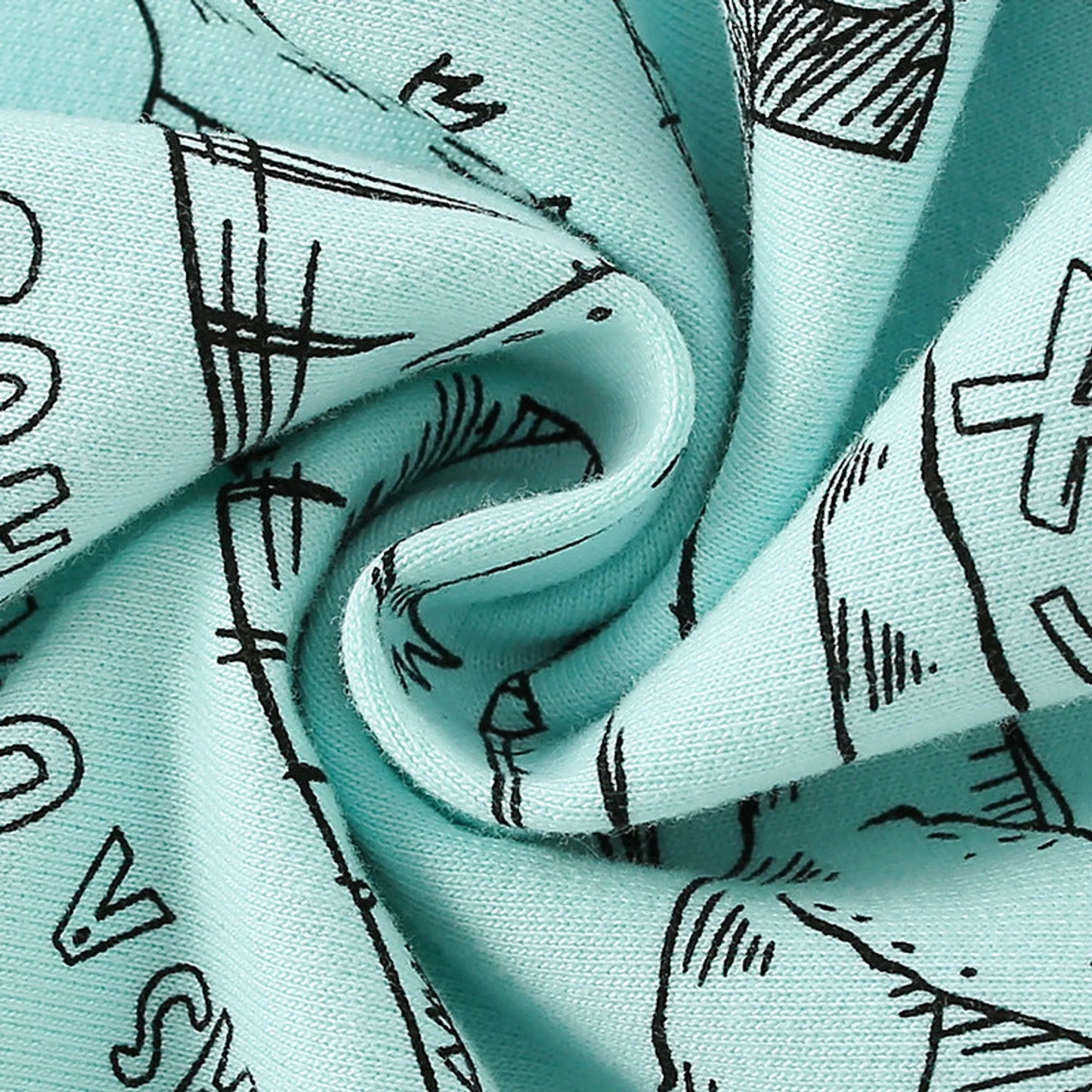 Baby All Over Dinosaur Print Pattern Long Sleeve Casual Sweatshirt